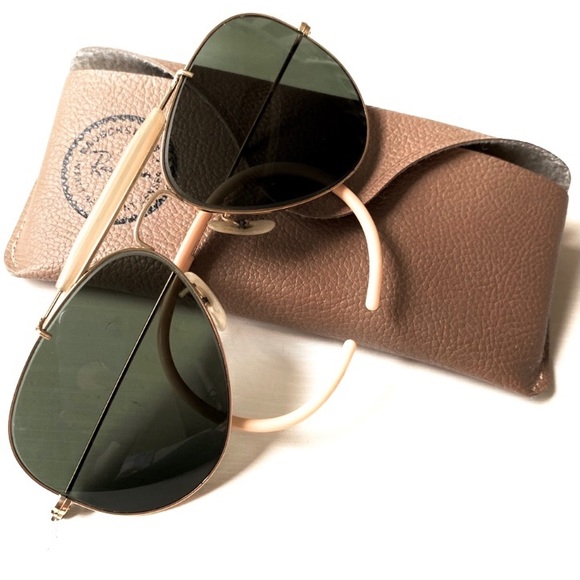 Vintage Aviator Ray Ban Outdoorsman, AUTHENTIC Sunglasses, 58mm - Picture 5 of 17